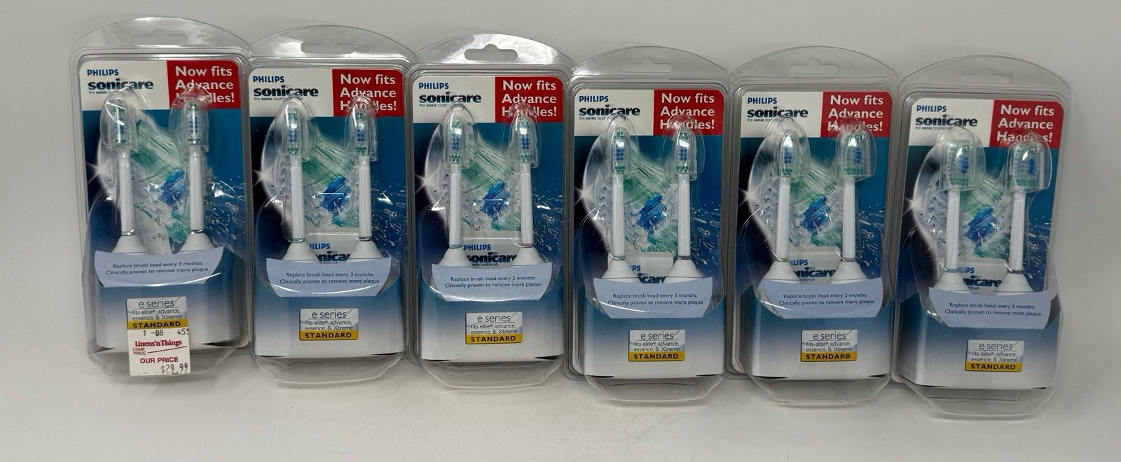 Lot of 12 Philips Sonicare HX7002 e-Series Standard Replacement Brush Heads