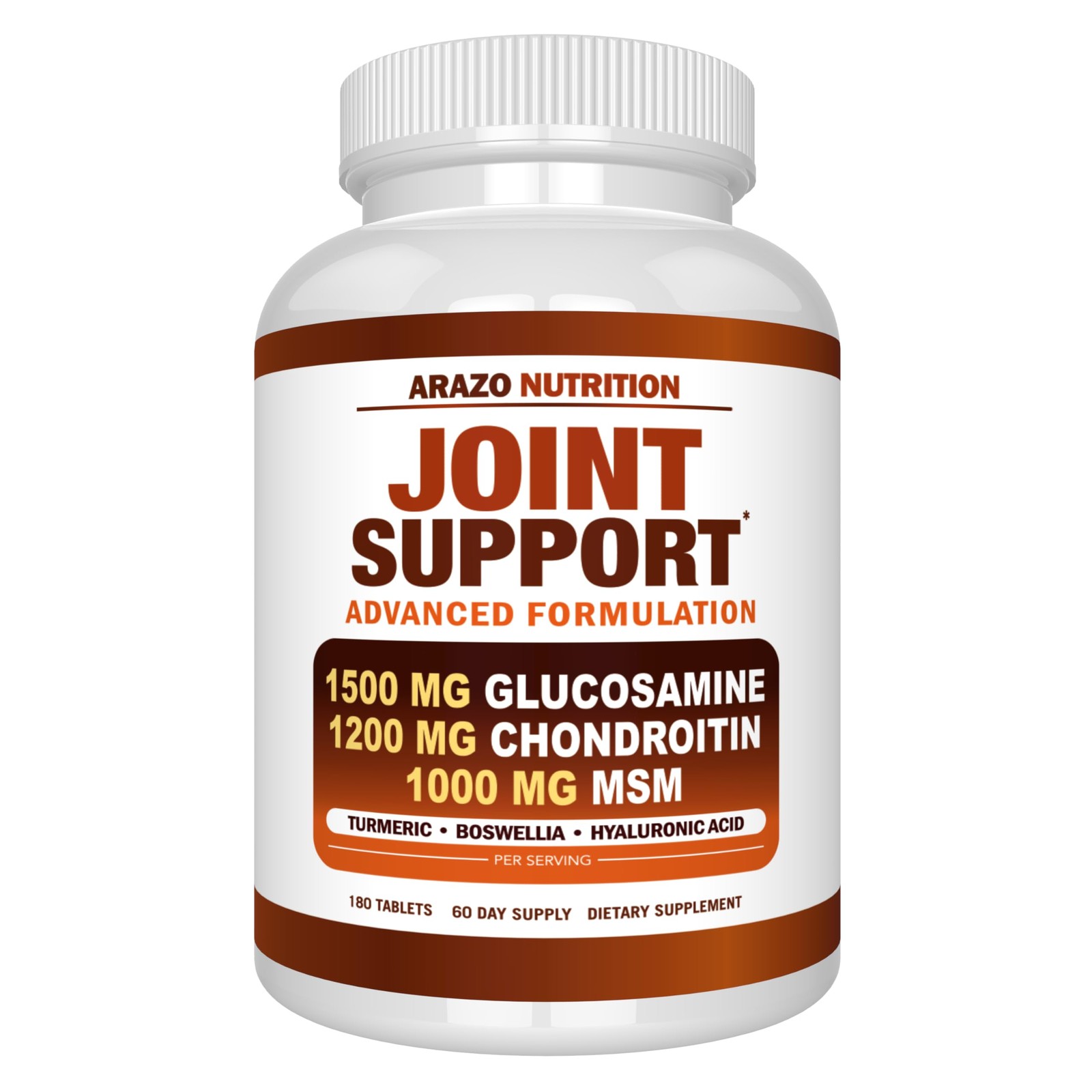 Arazo Nutrition Glucosamine Chondroitin Turmeric Msm Boswellia – Joint for fo…