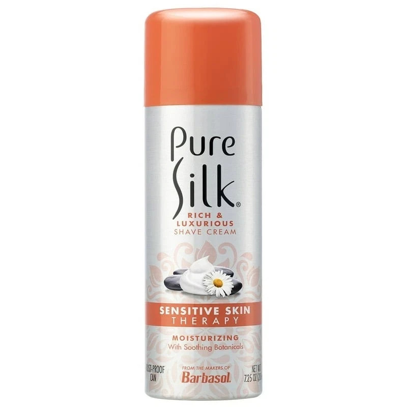 (3 pack) Pure Silk Sensitive Skin Spa Therapy Shave Cream for Women 7.25 oz each