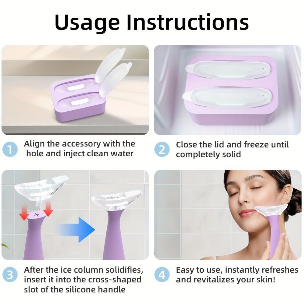 Durable Reusable Ice Pack for Face Compatible with Cold Therapy & Daily Skincare