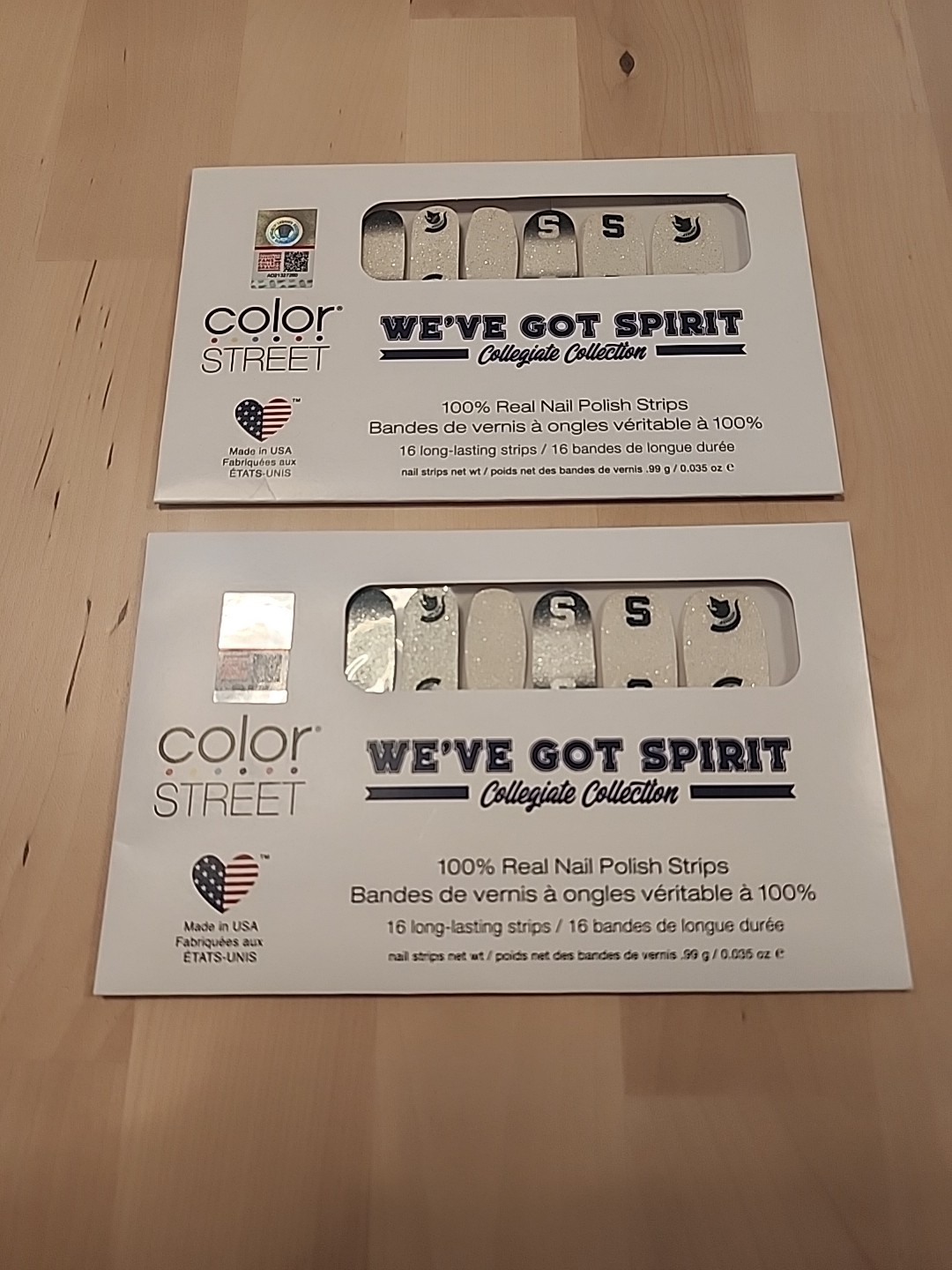 Color Street ‘We’ve Got Spirit’ Collection MSU Michigan State University 2 Sets