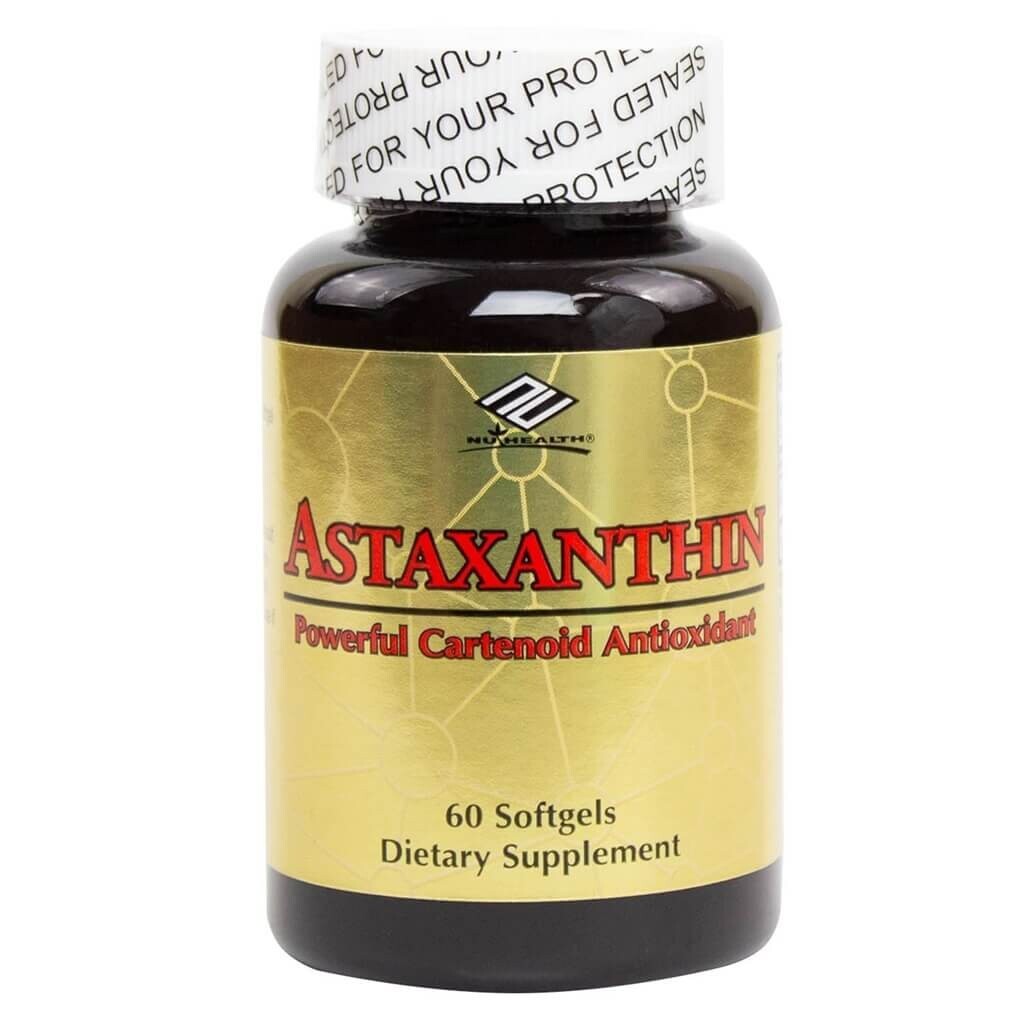 NuHealth Astaxanthin 10 mg Antioxidant Support (60 Softgels )