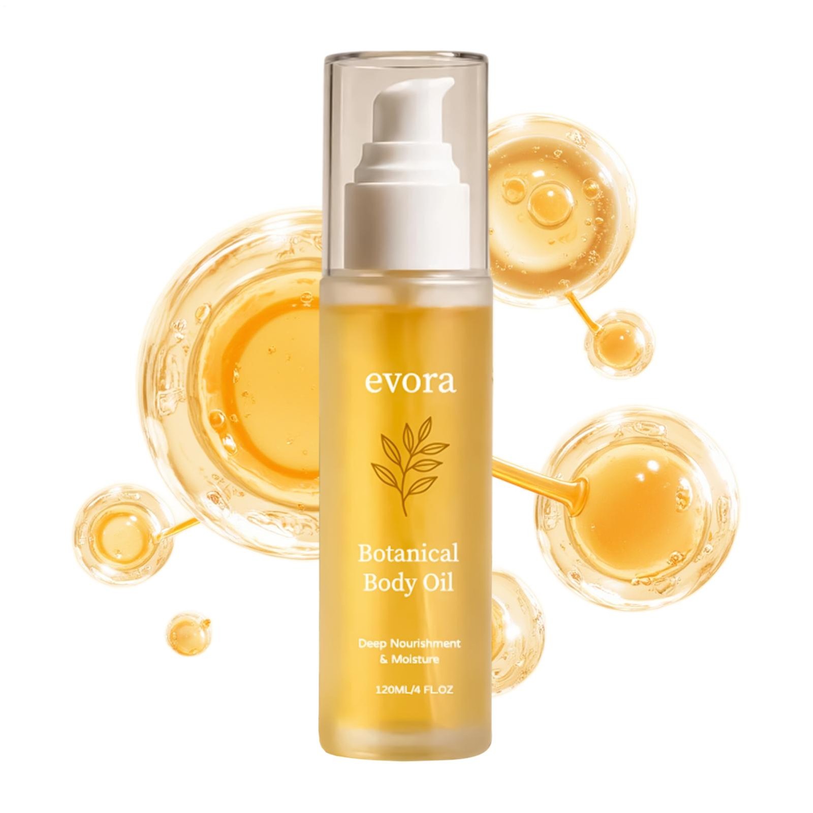 Evora Botanical Body Oil – 120 Ml Wakame Algae, Brazil Nut Oil & Passionflower