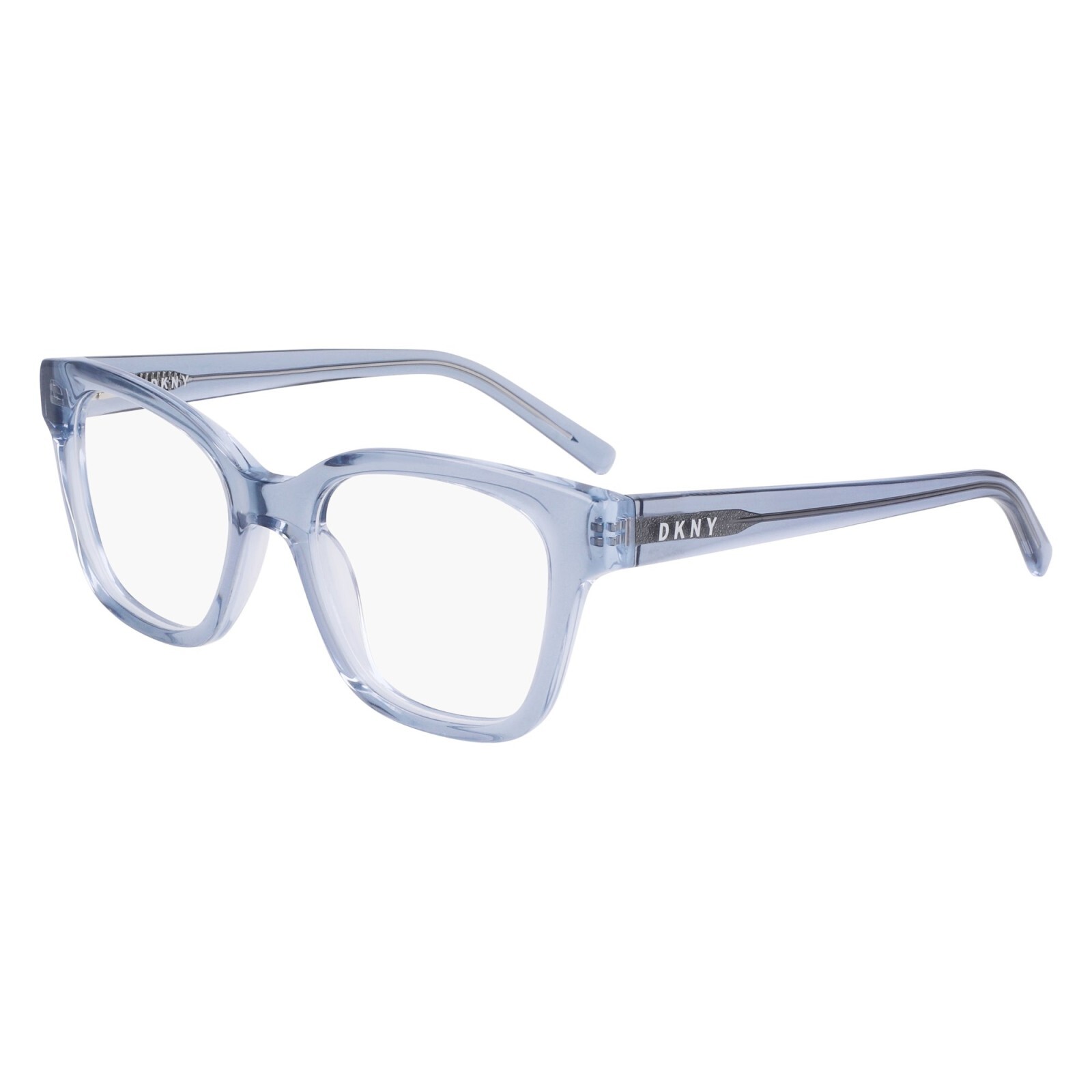 DKNY Women’s Square 50mm Eyeglasses Frames Blue Laminate DK5048-400