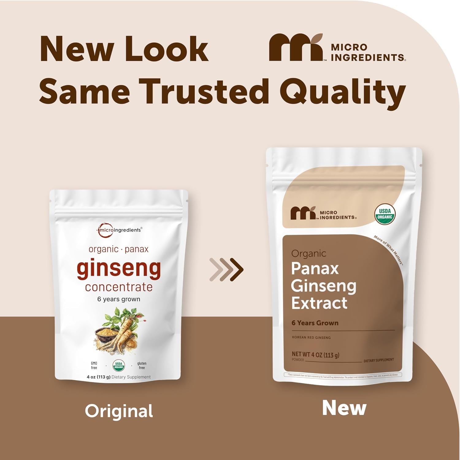 Pure 4oz Korean Red Ginseng Powder – Antioxidant Rich Superfood for Daily Energy