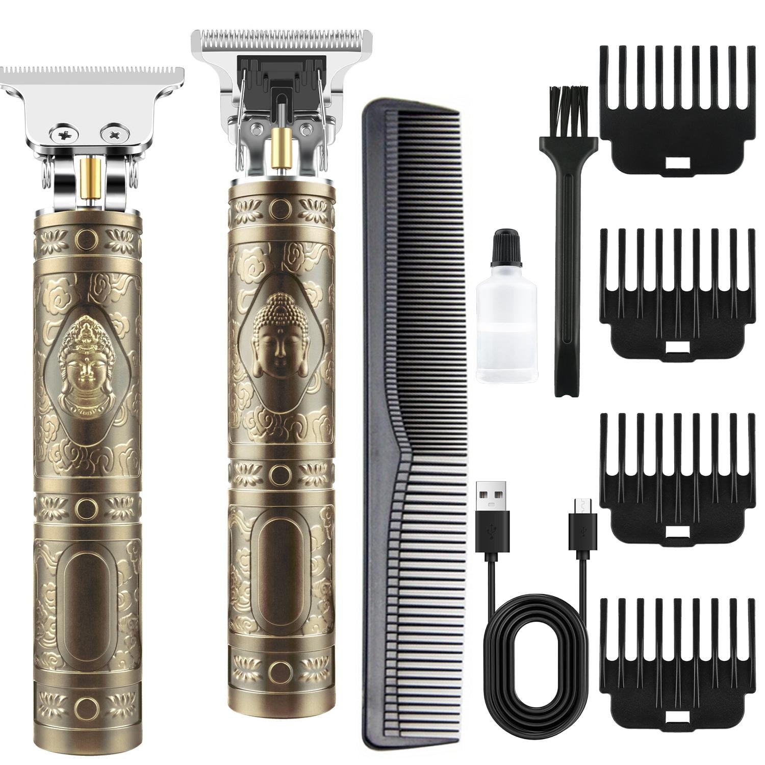 Professional Beard Trimmer Clipper Cordless Electric Shaver With USB Charging US