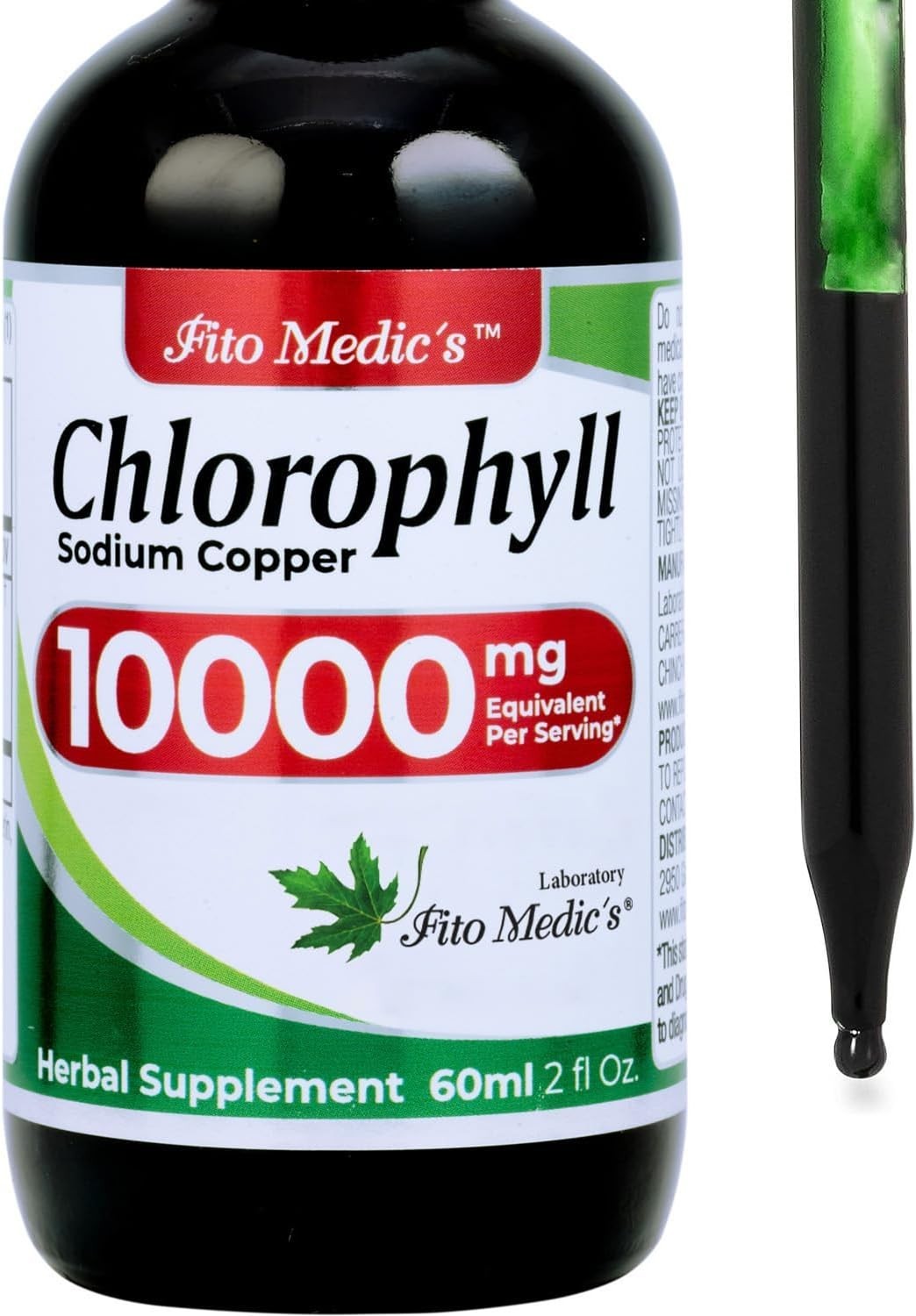 Liquid Chlorophyll Drops – 50 mg Extract for Enhanced Wellness