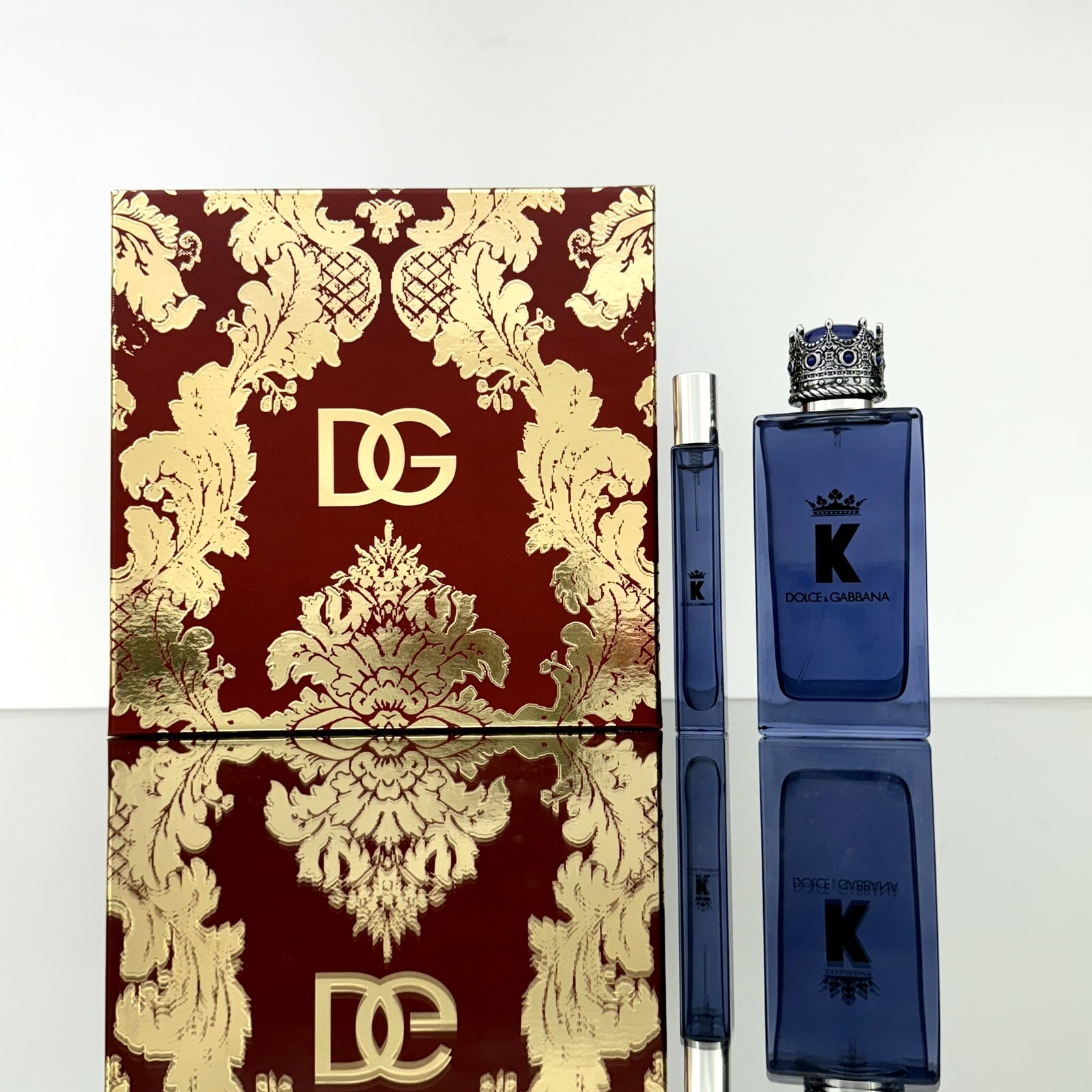 Dolce & Gabbana K (king) 2pc Men Set 3.3oz EDP Spray + 0.33oz EDP Spray