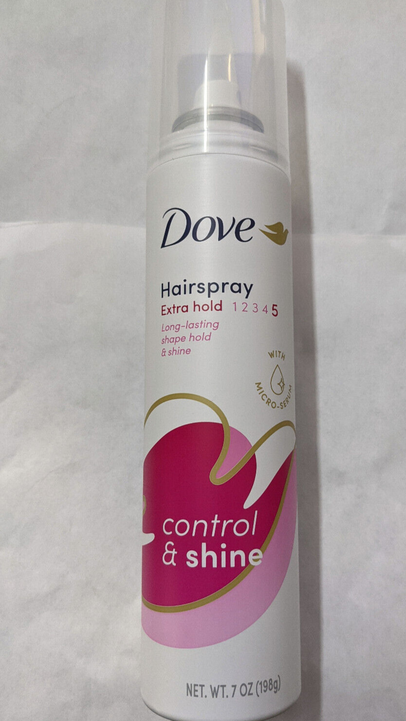 3 PACK Dove EXTRA HOLD HAIRSPRAY Long-Lasting Control Shine 7 oz