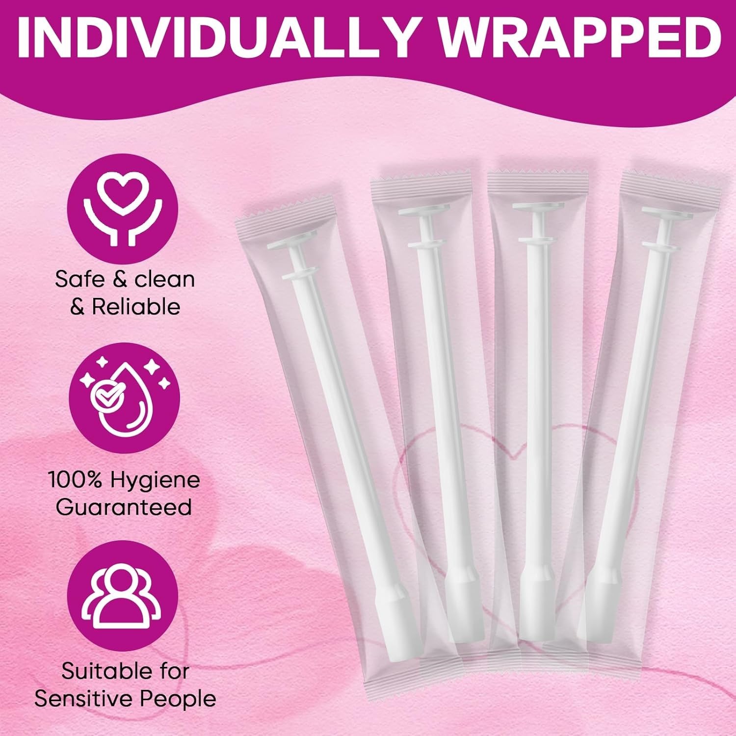 Easy-to-Use Suppository Applicator for Women and Men, 10 Count (Pack of 1)