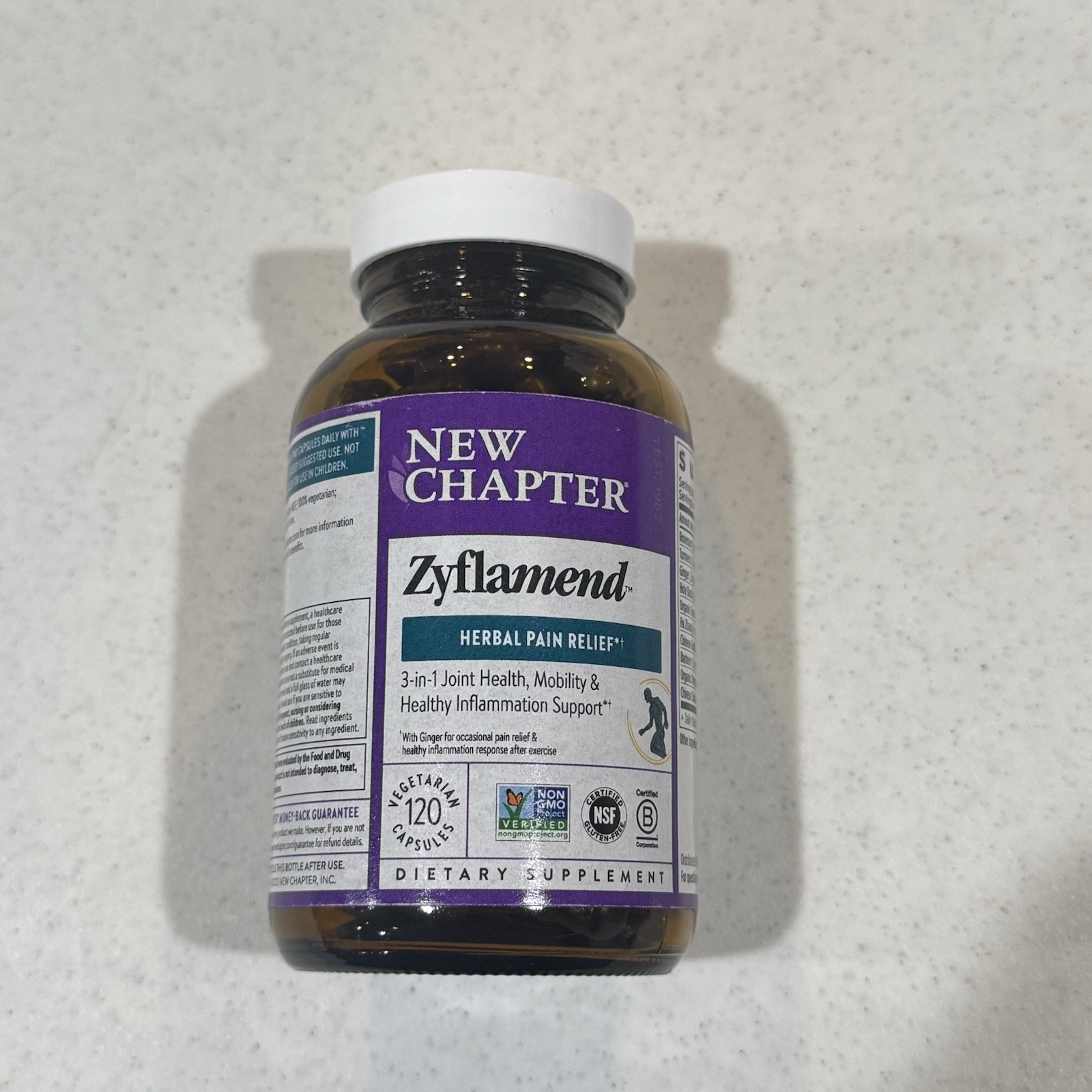 New Chapter Zyflamend – 120 Vegetarian Capsules – EXP 06/2026 or better