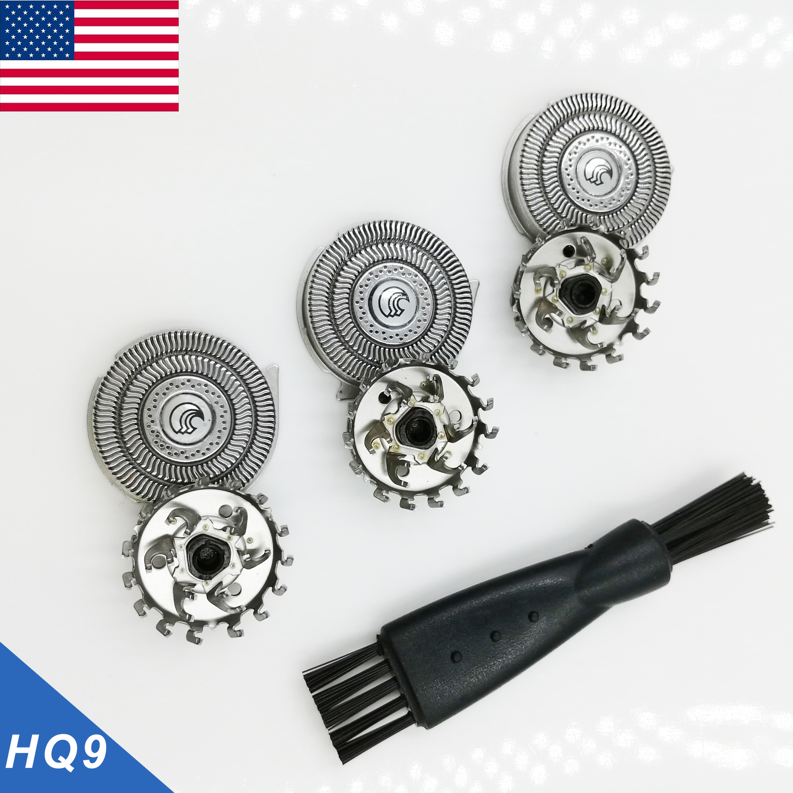 3PCS For Philips Norelco HQ9 Speedxl Razor Replacement Head Blades 8140XL 8160XL