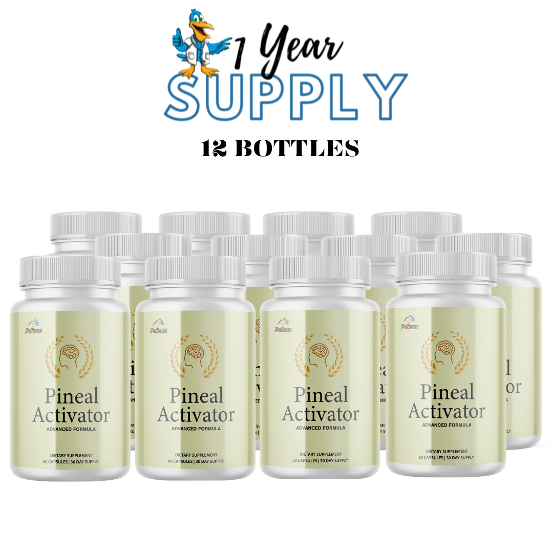 Pineal Activator- Brain Support- 12 Bottles- 720 Capsules