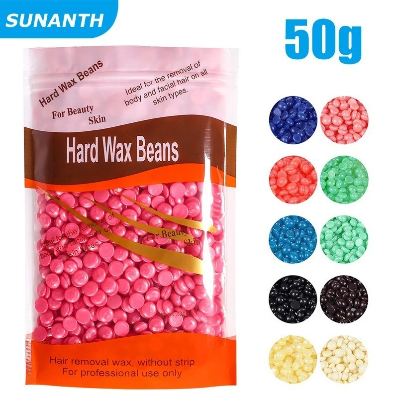 500g/200g/50g Hard Wax Beans for Hair Removal Body European Brazilian Pearl