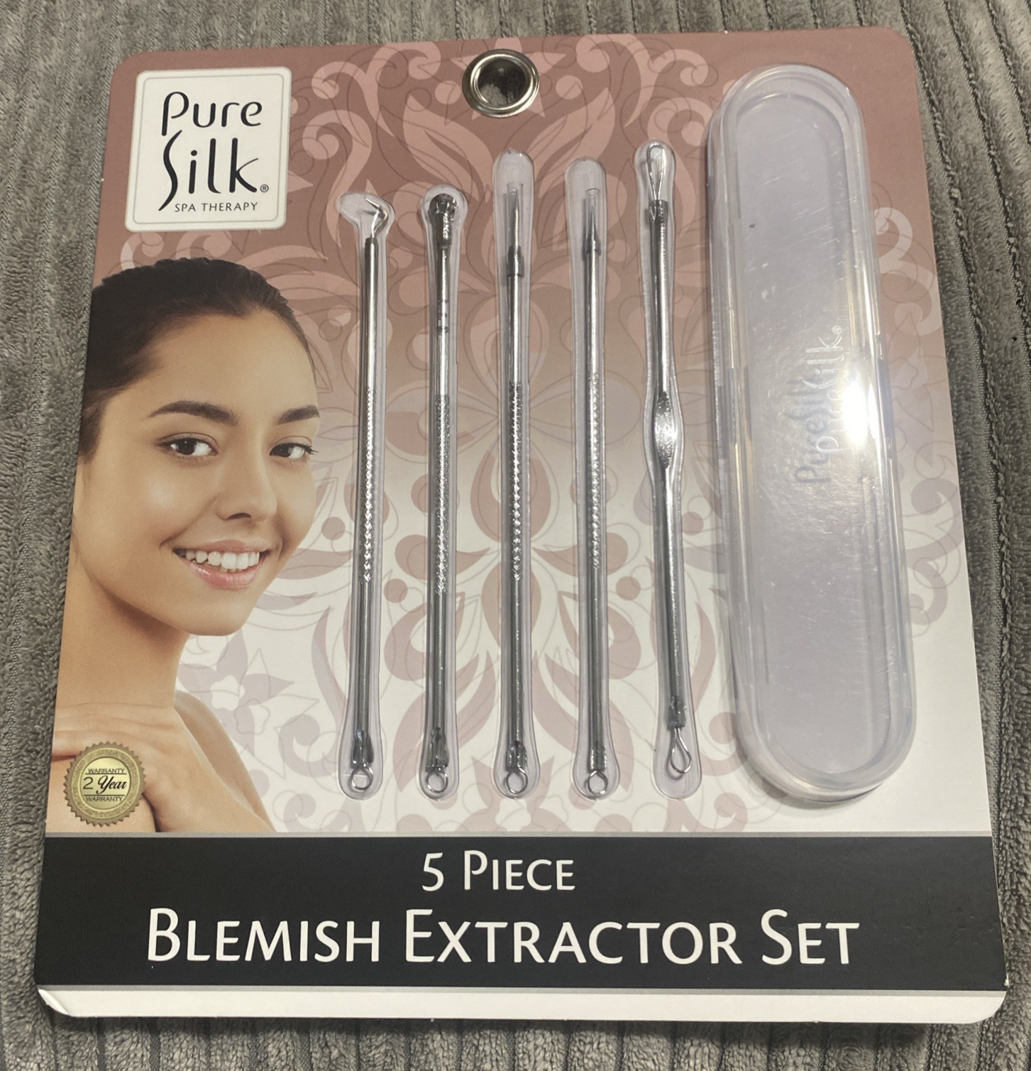 Pure Silk Spa Therapy, 5 Piece Blemish Extractor Set ￼