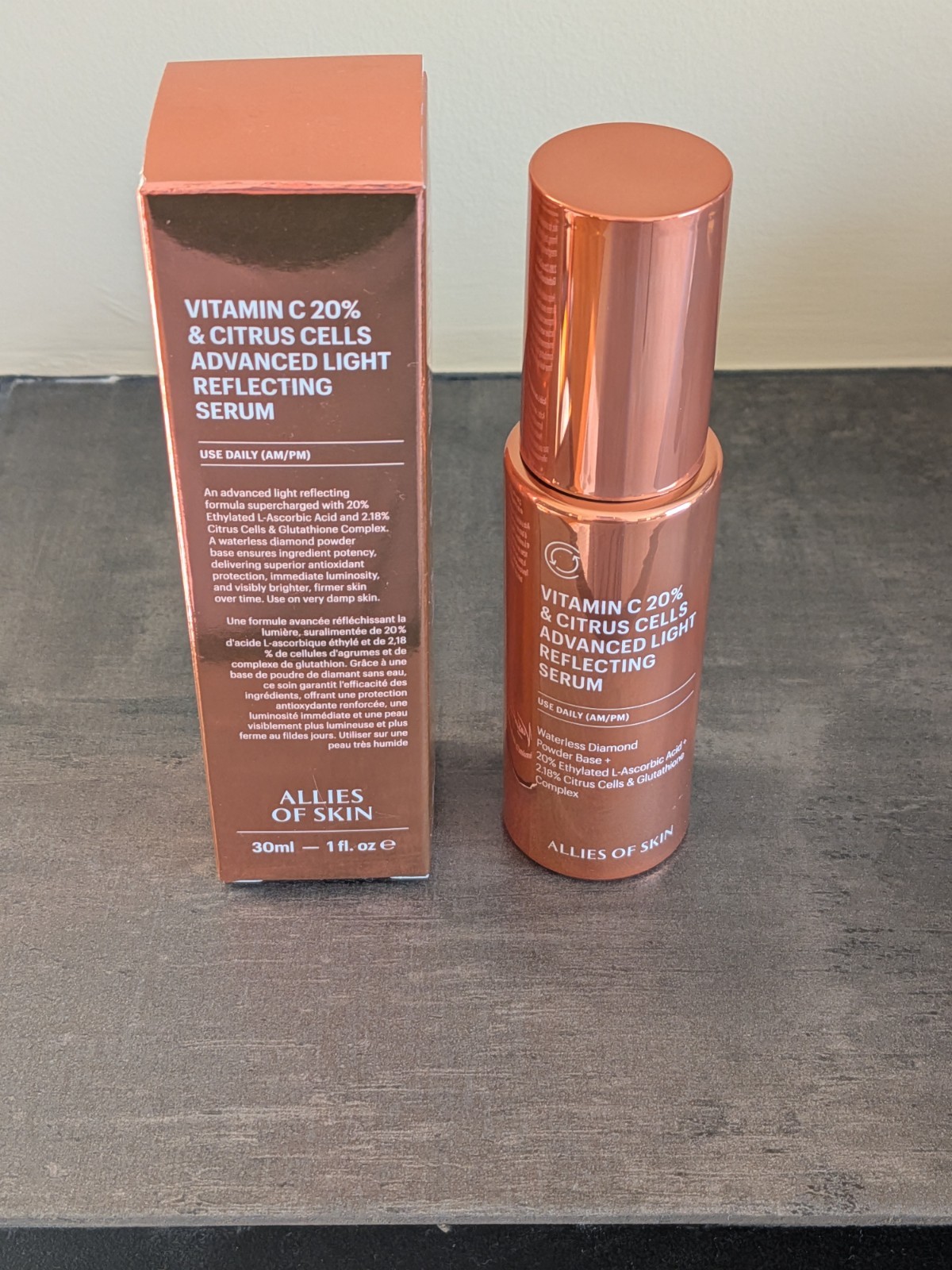 Allies of Skin Vitamin C Citrus Cells Light Reflecting Serum 30ml Free Shipping