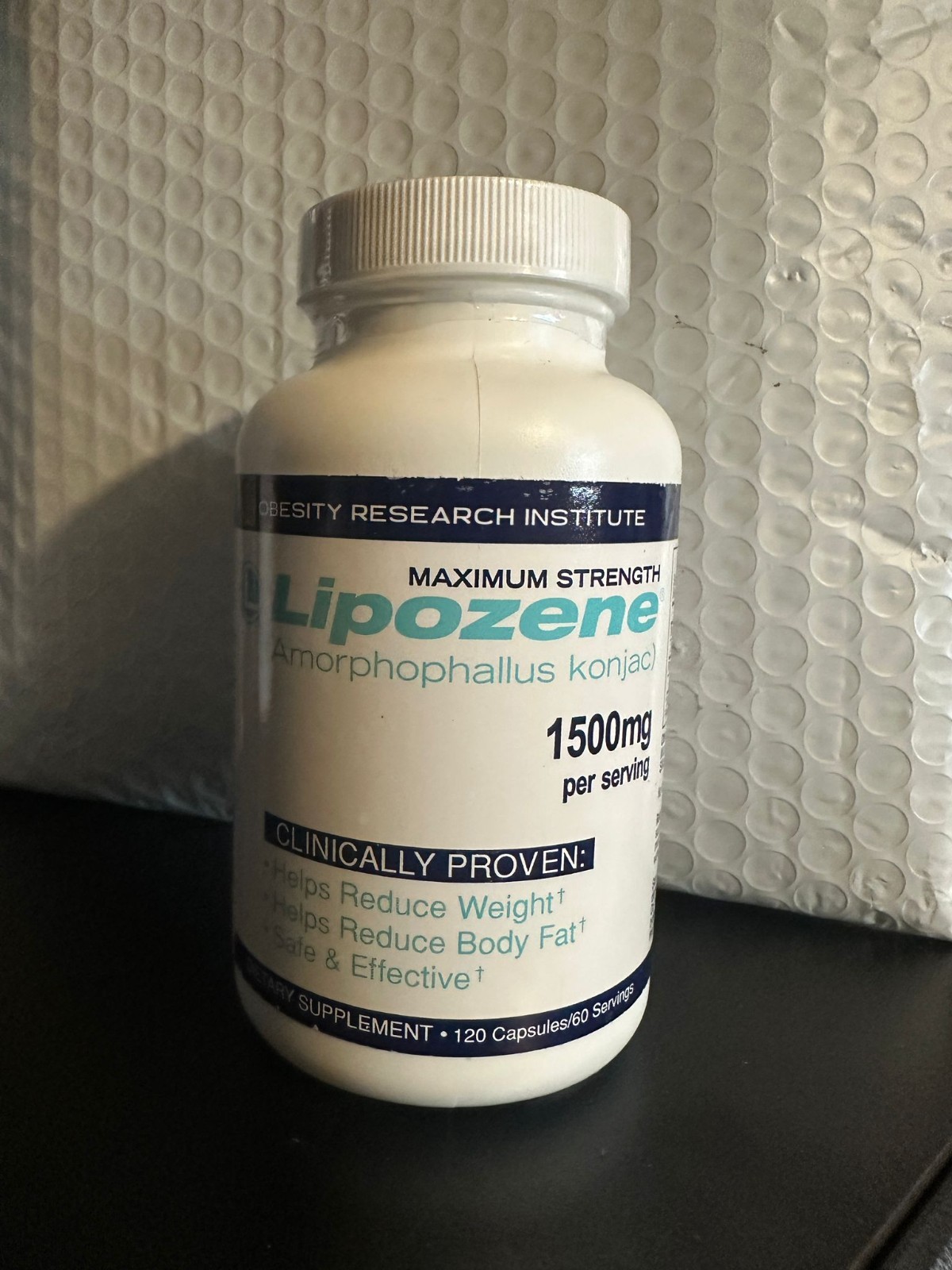 Lipozene Maximum Strength Weight Loss Supplement 1500 mg 30 Capsules