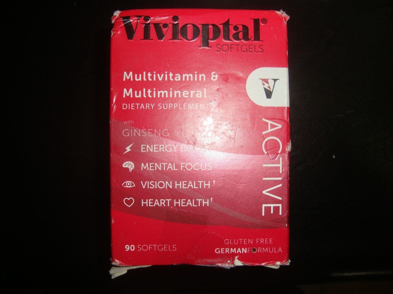 Vivioptal Active 90 Softgels Ginseng & Omega 3 Multivitamin & Multimineral #80