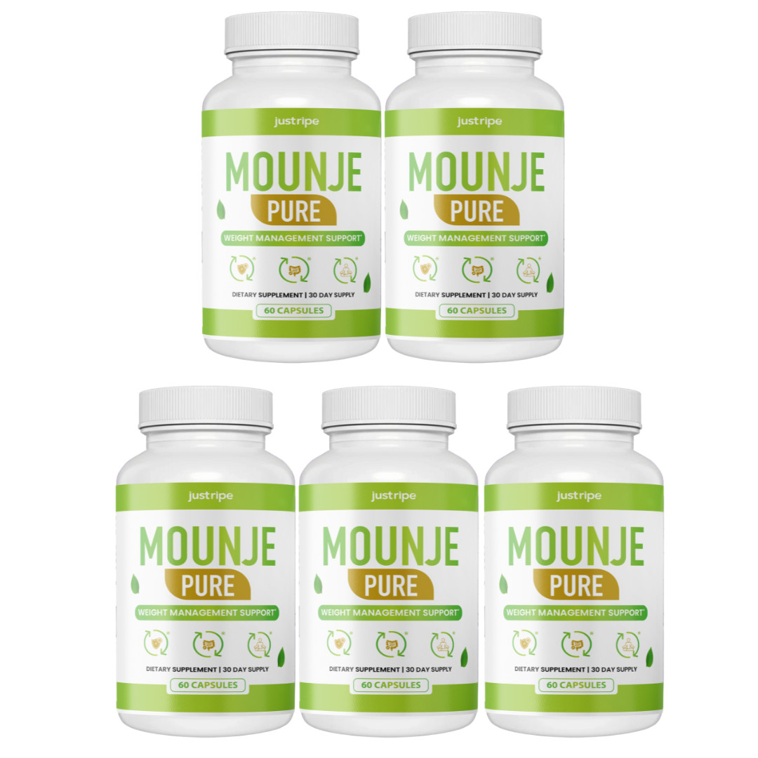 Mounje Pure Weight Loss Capsules, MounjePure Metabolism Booster – 5 Bottles