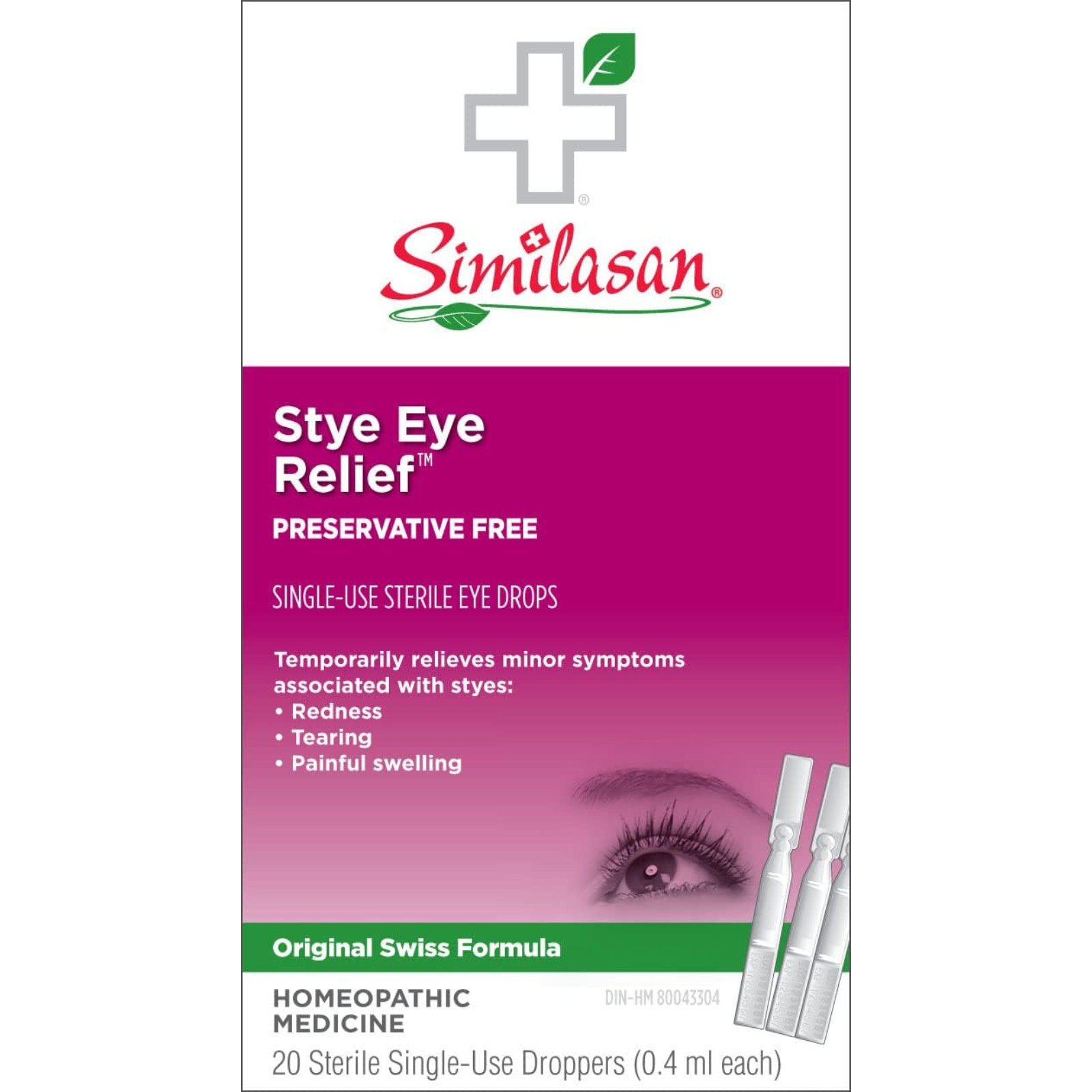 Special Eye Care Drops, 20 Count, LONG expiry