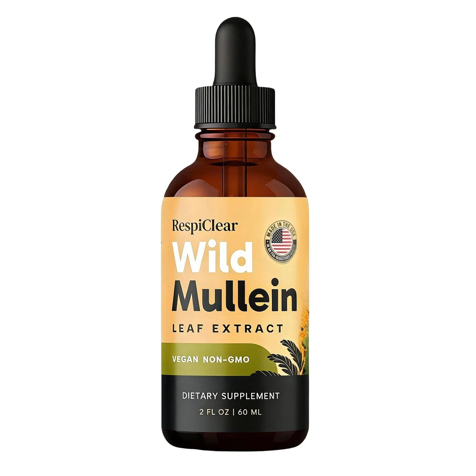 3 Ginger & Drops RESPICLEAR Pack Lung with Mullein All-Natural for Lemon Cleanse