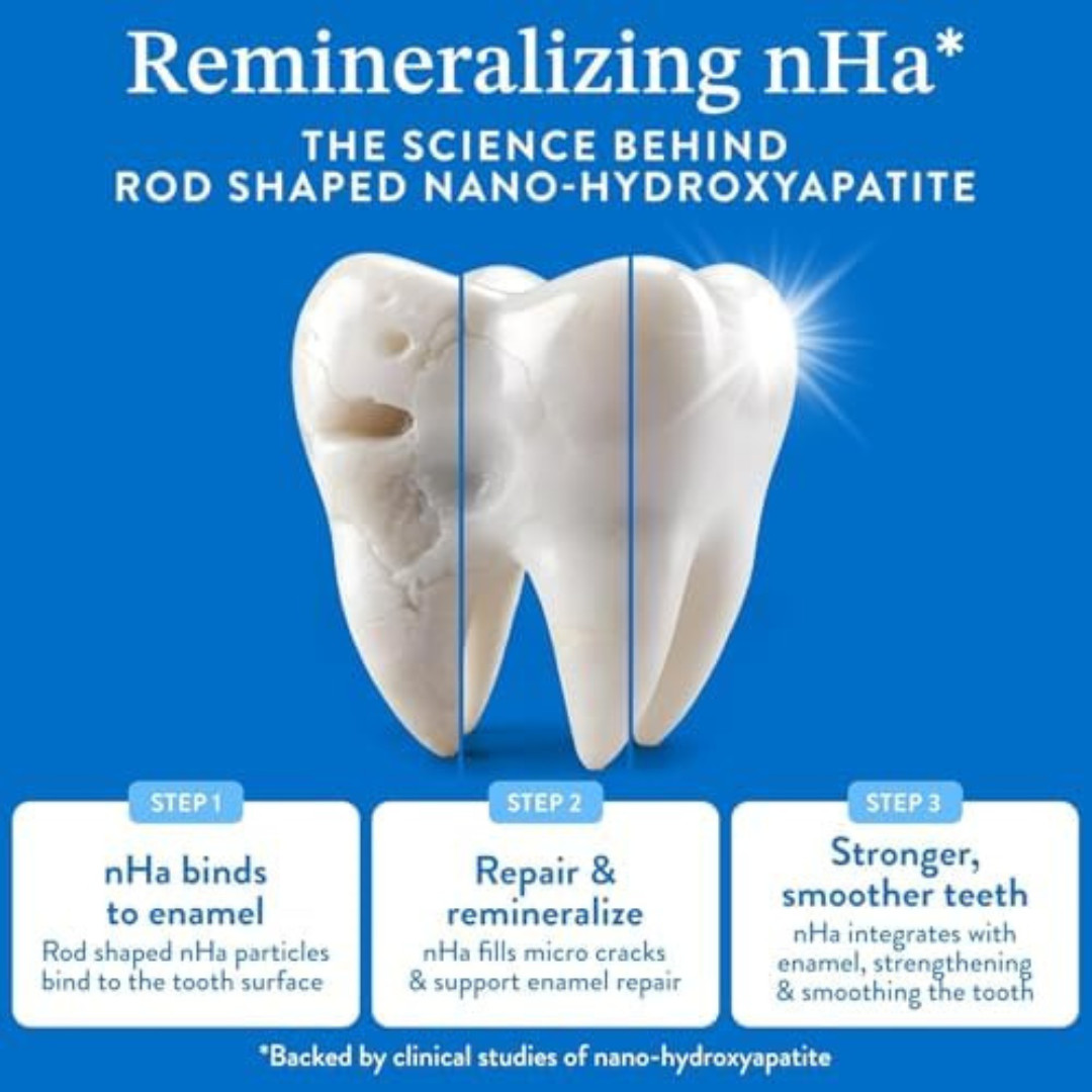 Mouthology 10% Nano Hydroxyapatite Toothpaste (Fluoride Free), Whitening*,