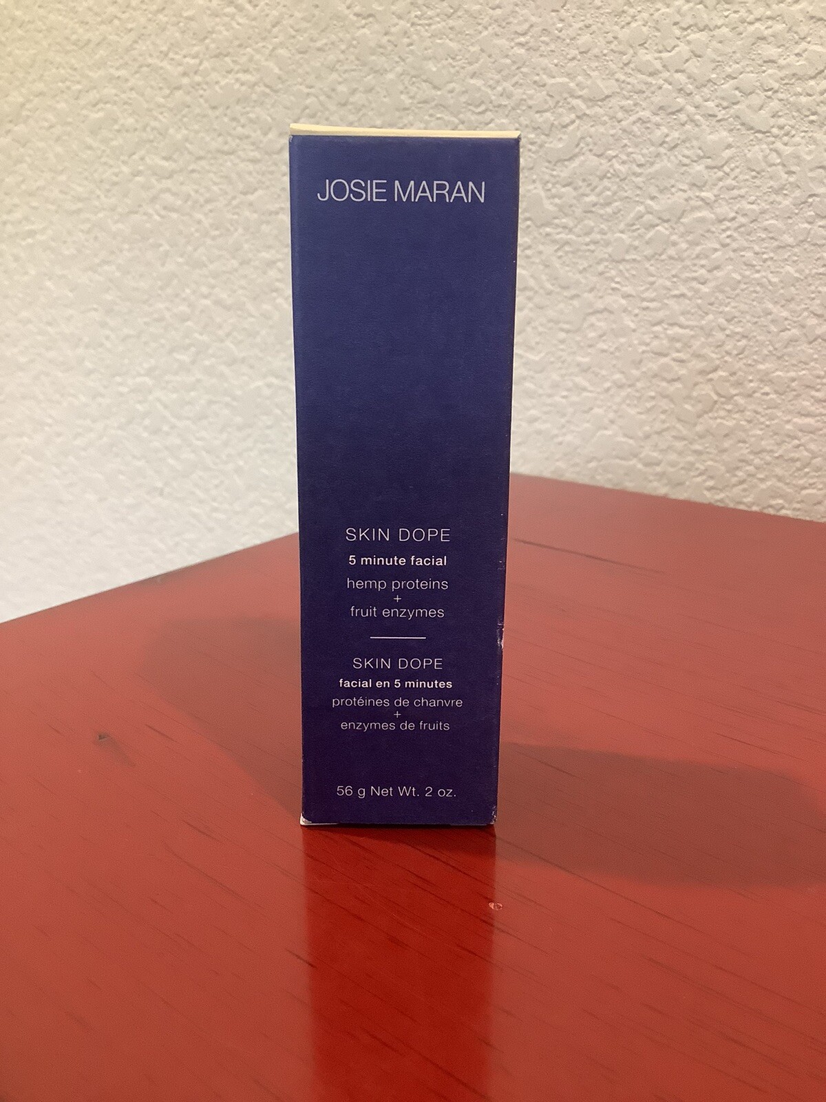 JOSIE MARAN SKIN DOPE 5 Minute Facial 2 oz. Unscented Hemp Proteins ~NEW/SEALED~