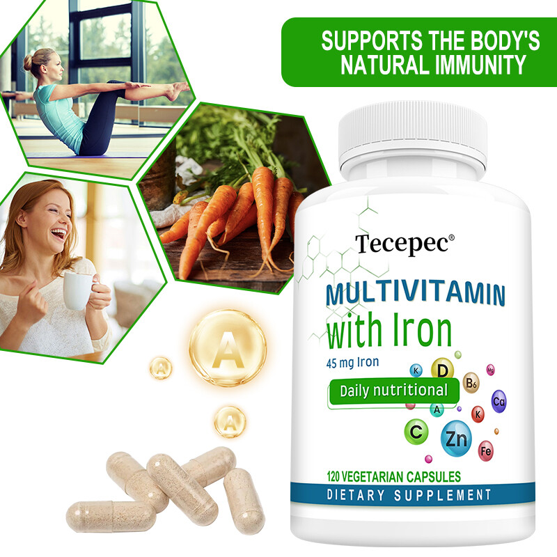 Multivitamin Easy To Swallow Capsule Immune Support Healthy Energy To Balance
