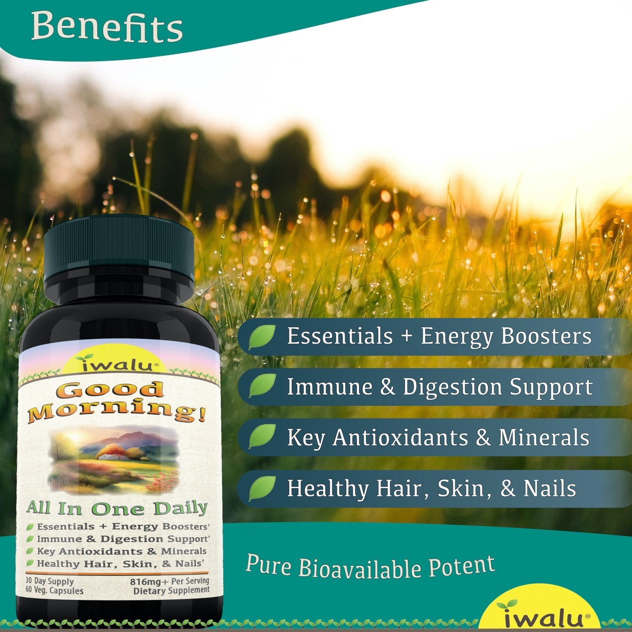 Best Daily Vitamins For Women, iwalu (Official) *SHIPS FREE – USA MADE