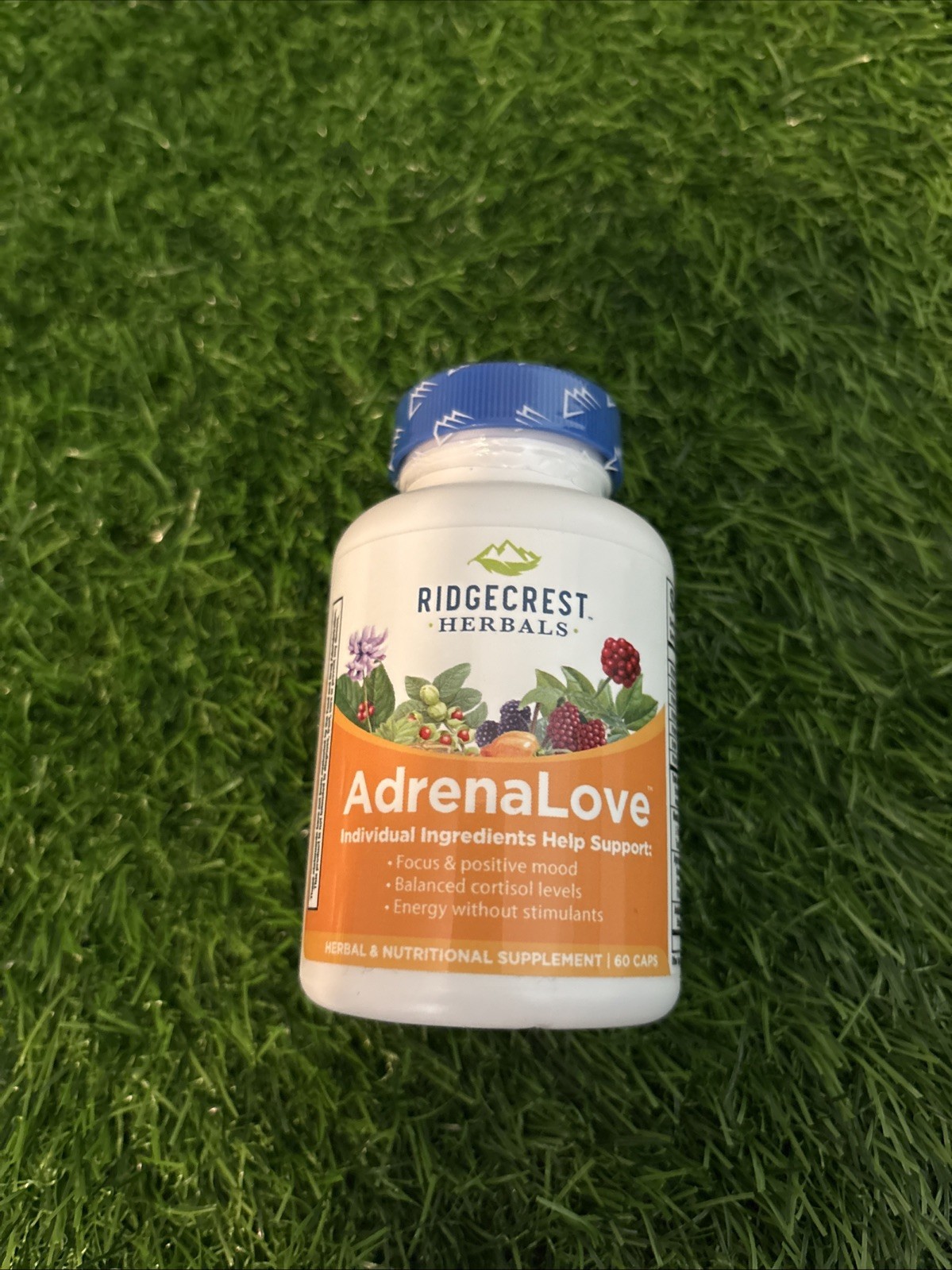 Ridgecrest Herbals AdrenaLove Stress and Energy Support Supplement FRee Shipping