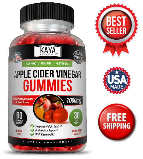 Apple Cider Vinegar Gummies, Weight Loss & Appetite Suppressant- Compare to Goli
