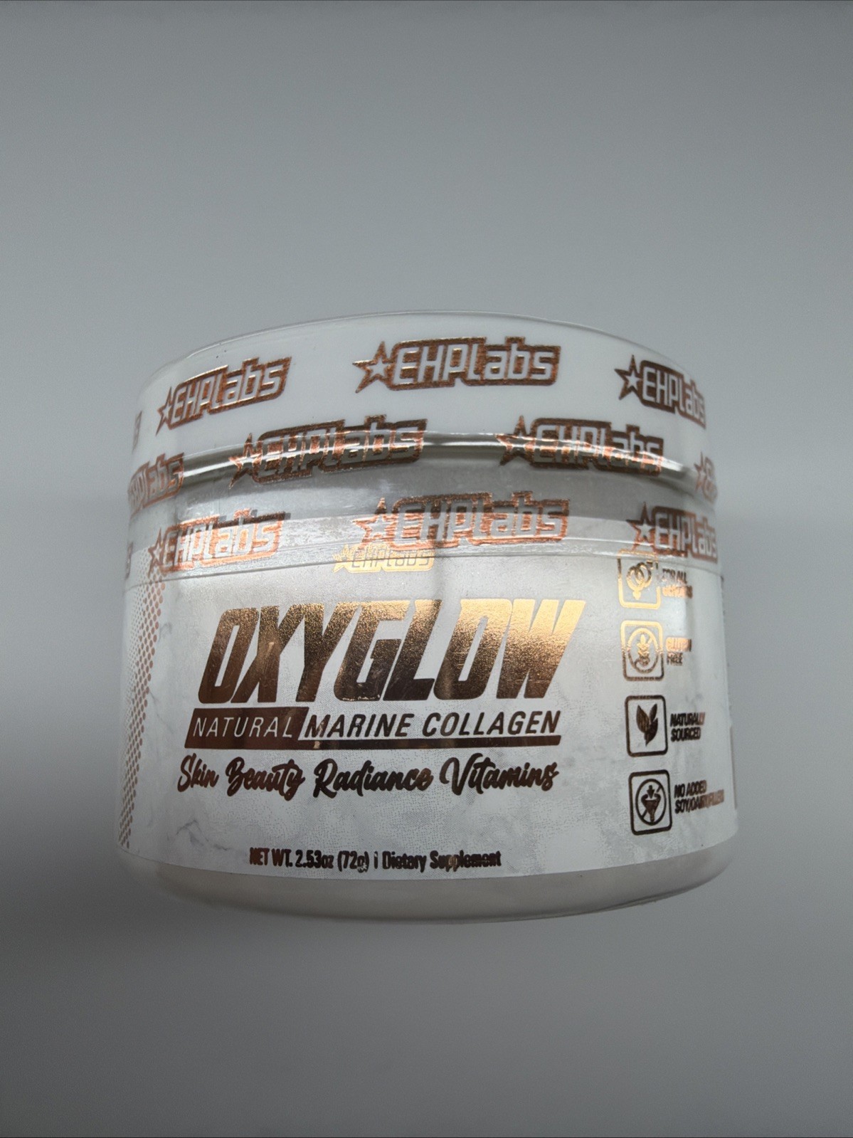 EHP Labs Oxyglow Natural Marine Collagen Powder – Hydrolyzed Marine (30 Serves)
