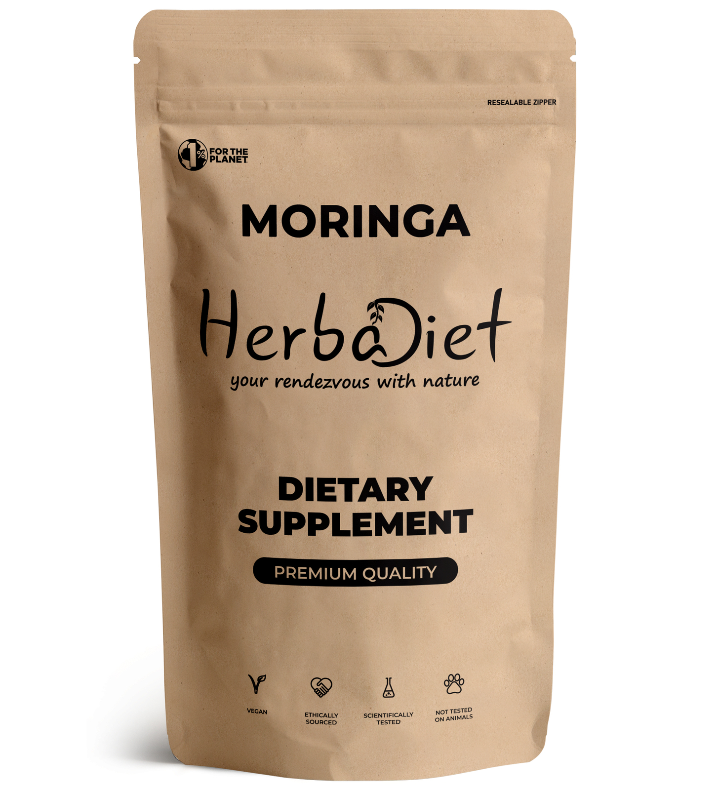 Moringa Extract Powder 500 mg – Strong Multivitamin Immune Support Superfood