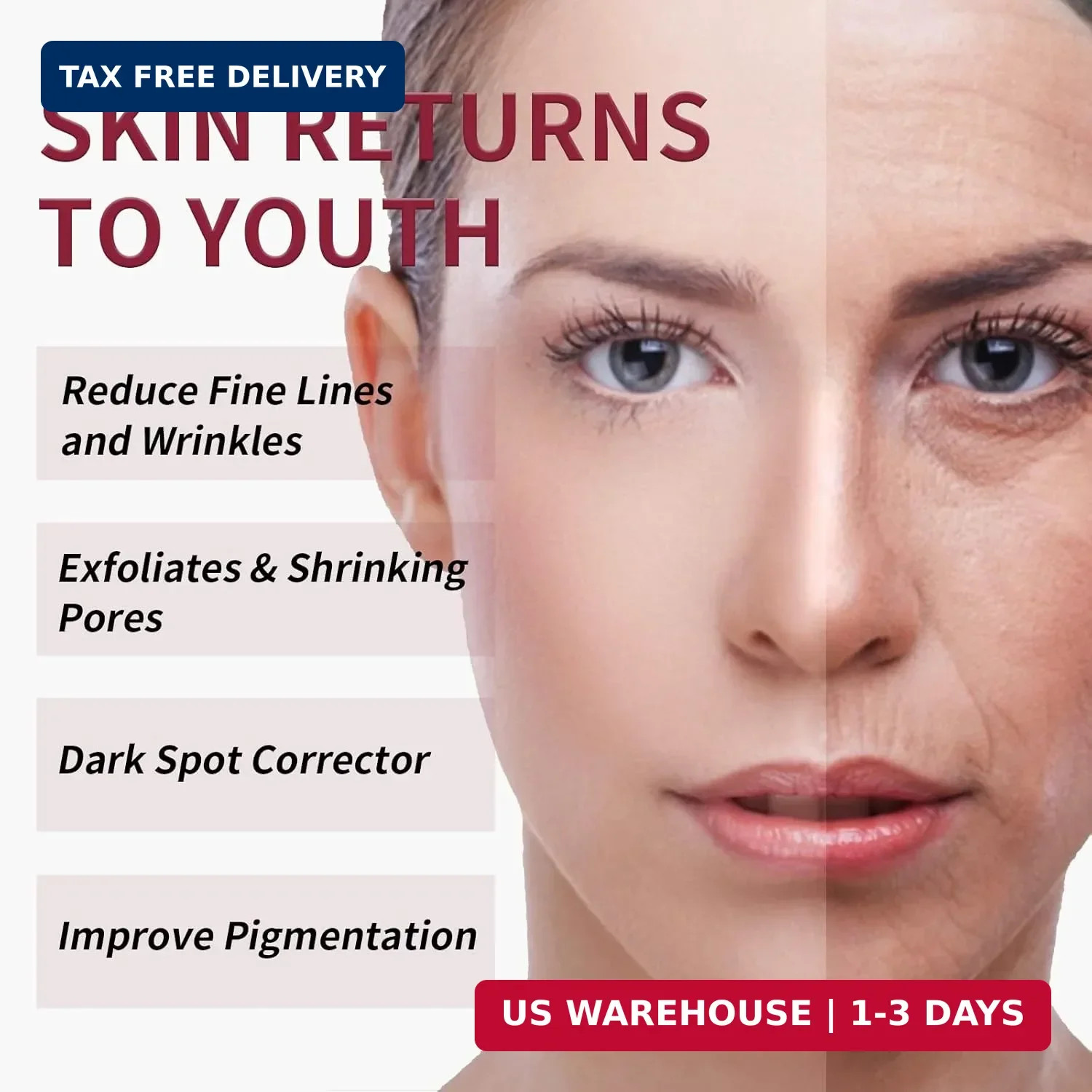 AHA 30% + BHA 2% Peeling Solution Exfoliating Chemical Skin Peel for Face at Hom