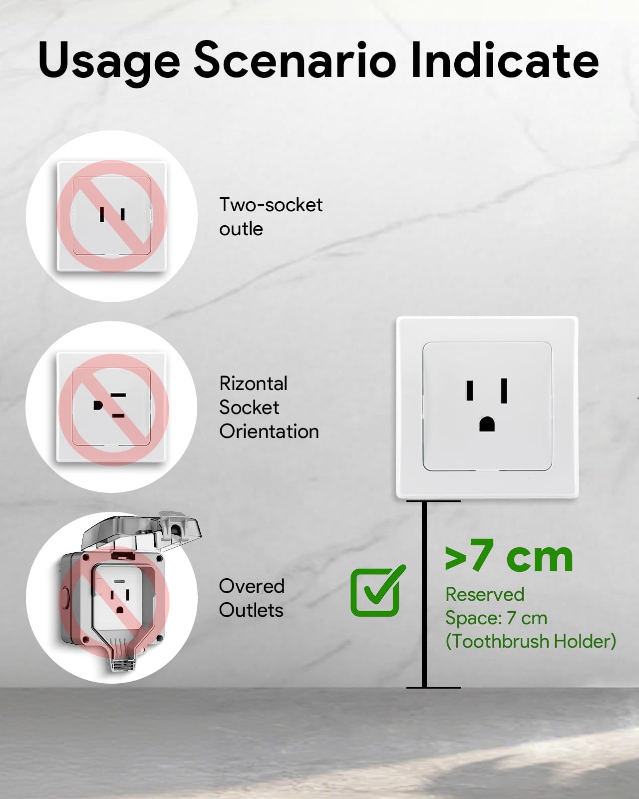 2-in-1 Wireless Wall Station Compatible with Oral-B Braun Electric Toothbrush…