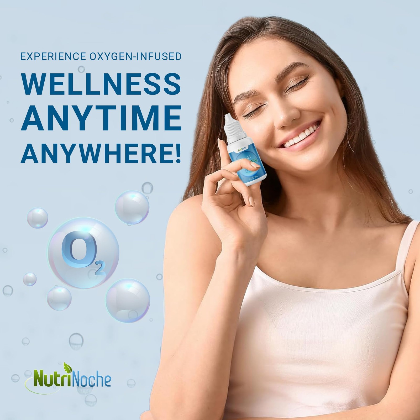 NutriNoche Liquid Oxygen Drops for Humans – High Potency Liquid Oxygen Supple…