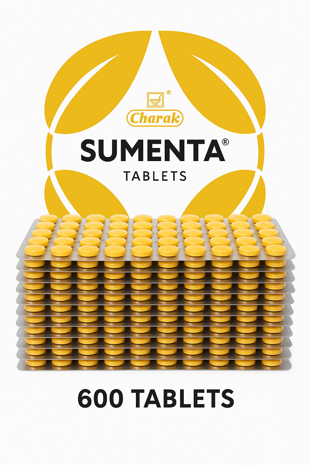 20X Charak Sumenta 600 Tabs For Stress & Calm – Long Expiry Free Shipping