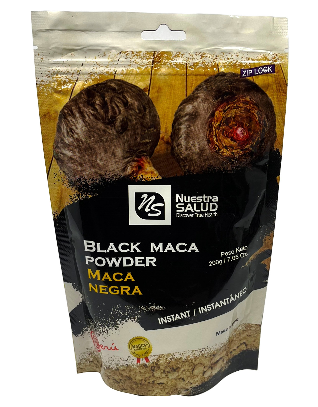 Black Maca Powder (200g) Unleashed The Power Peruvian Maca Negra Gelatinized