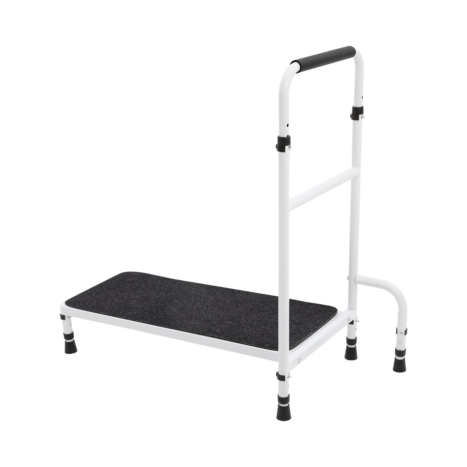 Bed Step Stool With 5 Leg And Adjustable Handle For Elderly 30.31*11.81 in