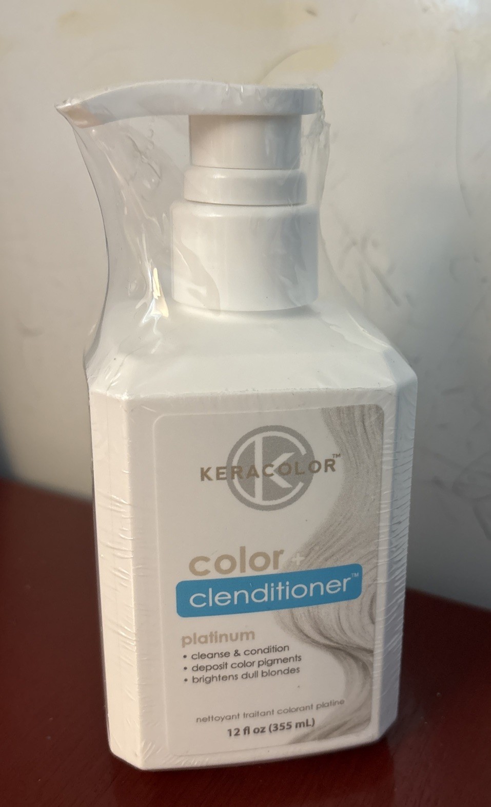 Keracolor Color + Clenditioner Platinum, Cleanse & Condition – 12 oz
