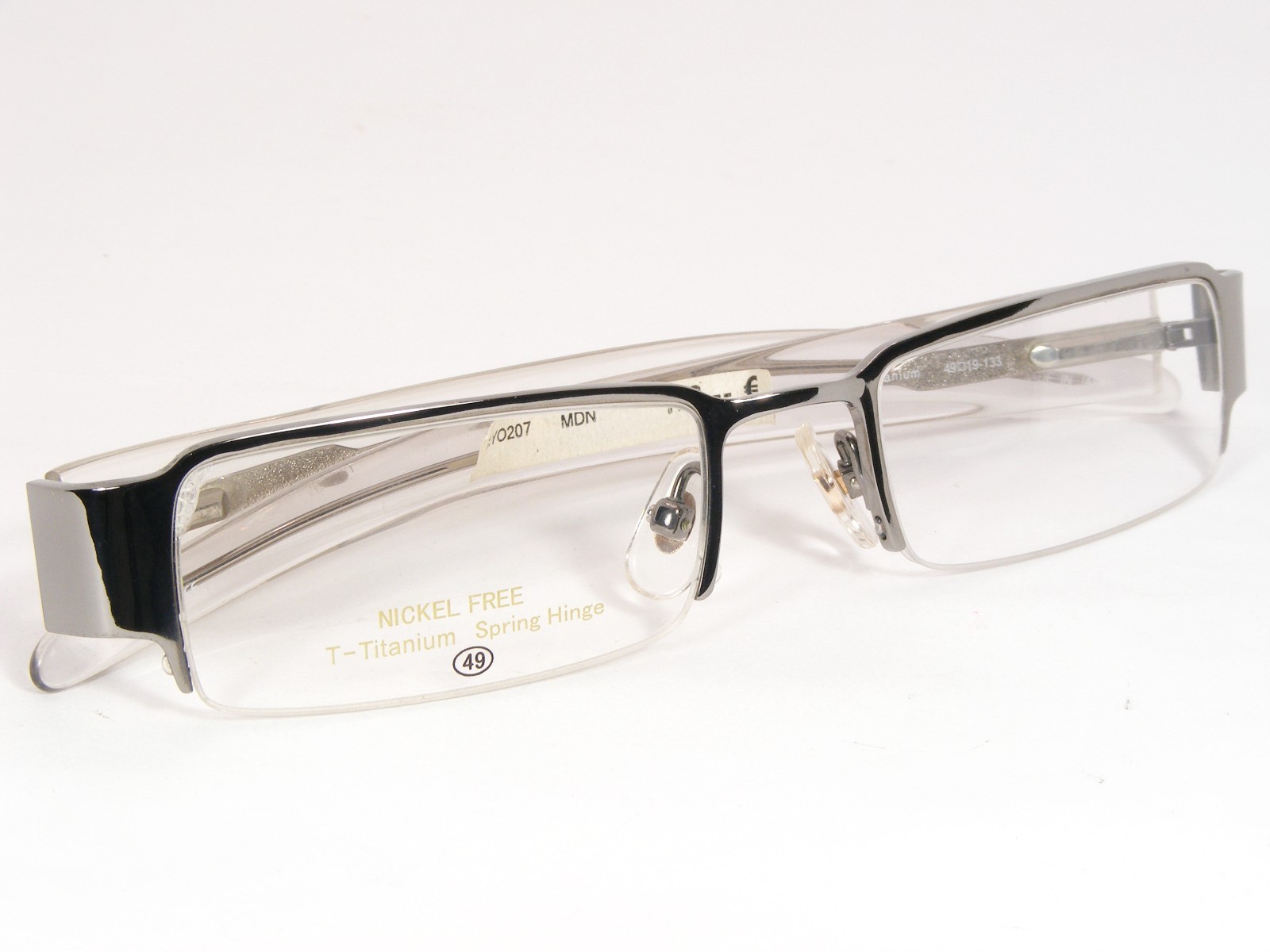 3170U Silver /Clear UNIQUE TITANIUM Nickel Free EYEGLASSES GLASSES 49-19-133mm