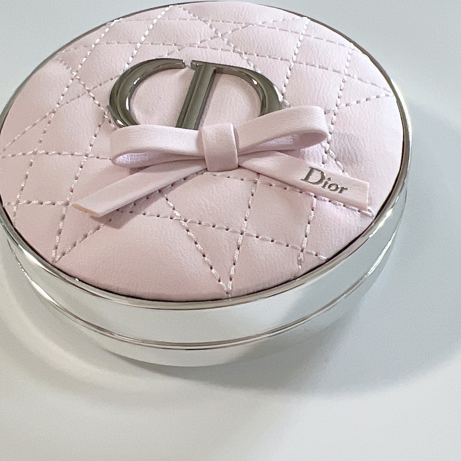 Dior Forever Cushion Case Pink Bow Flower Bow 2-Piece Set Case Only
