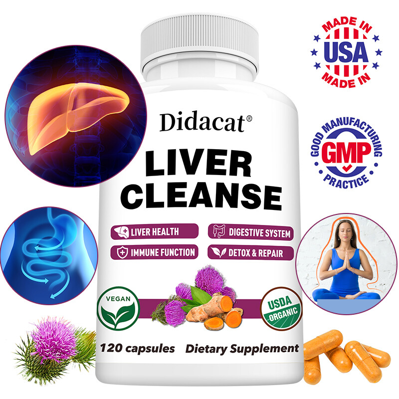 Liver Cleanse – Milk Thistle – Natural Liver Detox Cleanse & Repair Formula