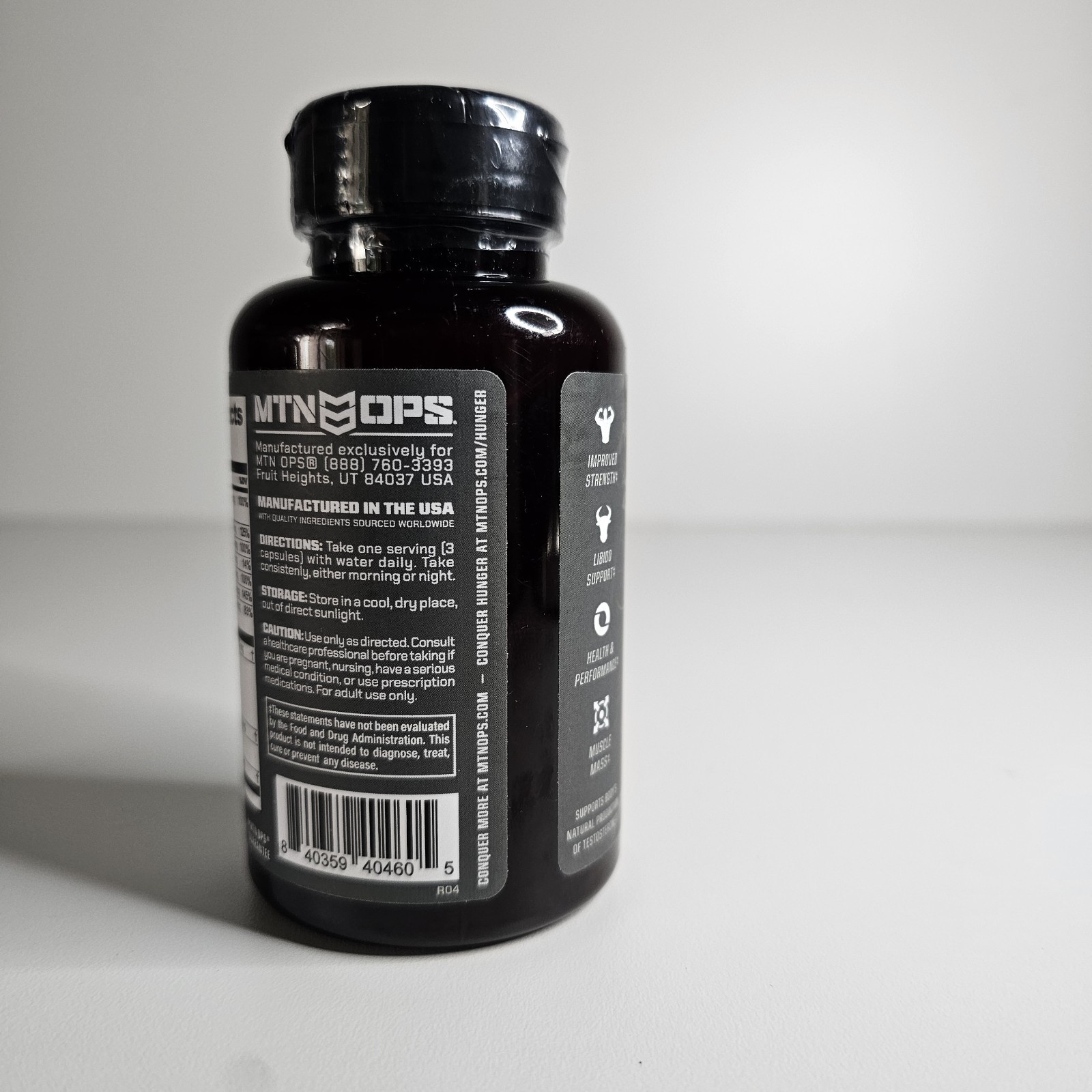 MTN OPS Ox Testosterone Boost Daily Men’s Health Supplement 30 Servings Exp 5/27