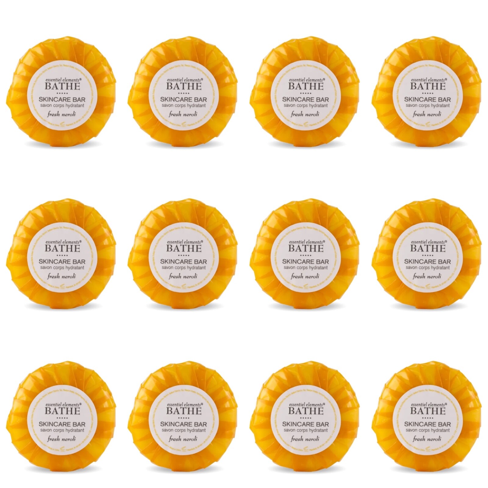 Essentiel Elements Bathe Aloe Fresh Neroli Soap 1oz Set of 12 New