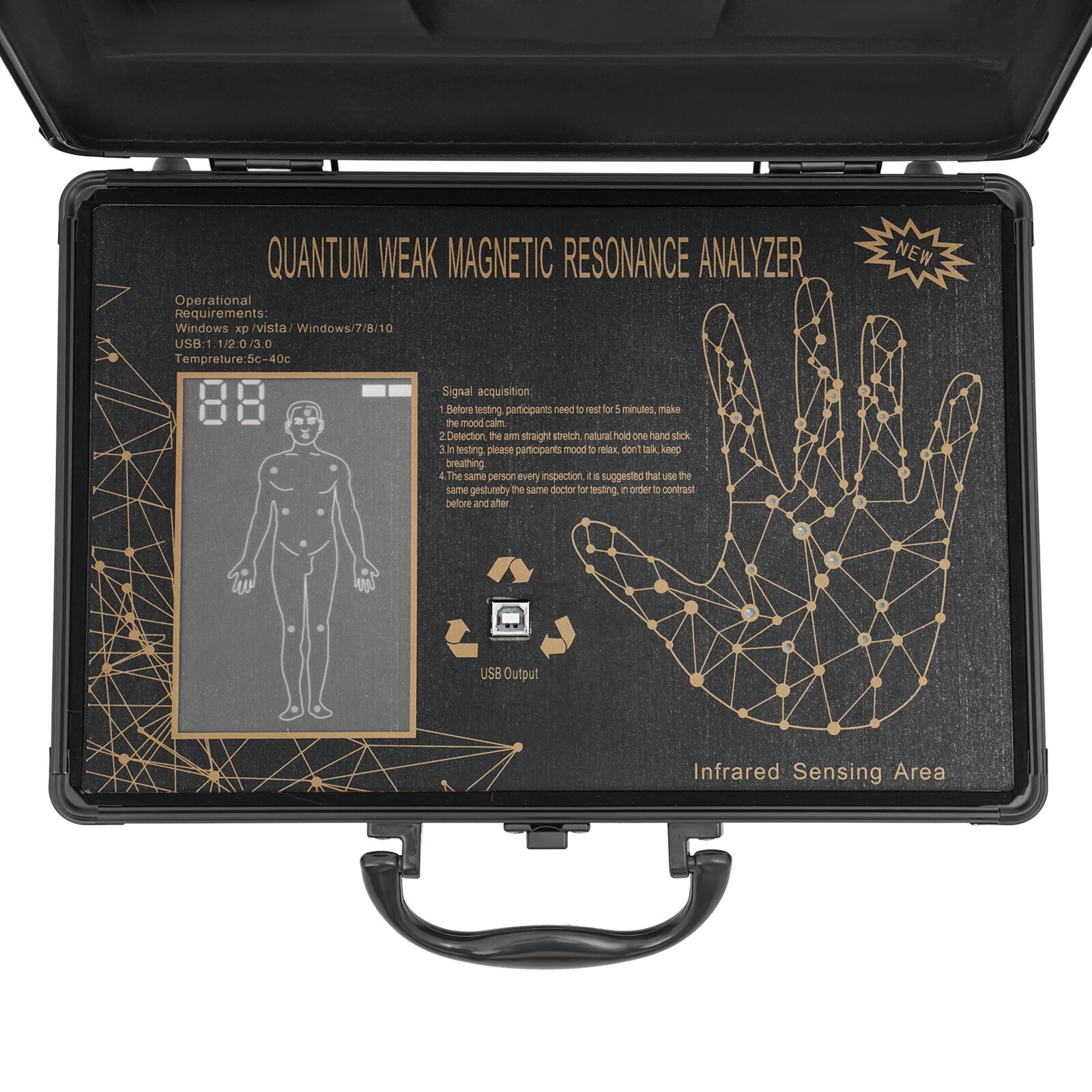 Quantum Magnetic Resonance Body Analyzer Quantum Resonance Magnetic Scanner