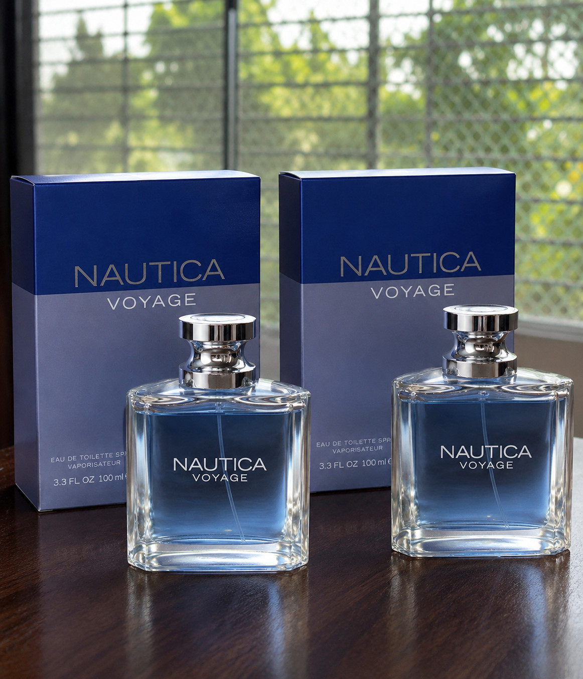 NAUTICA VOYAGE Pack of 2 Cologne Spray for Men 100ml Free Shipping