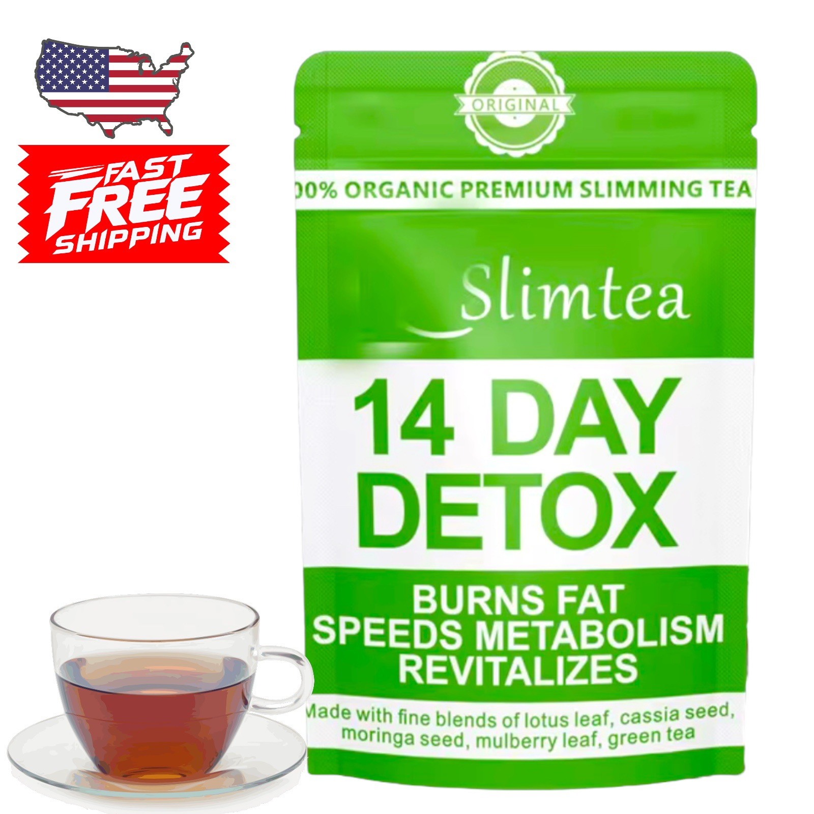 Slimming Tea Diet Tea 14 Days Detox Tea Weight Loss Slimming Green Tea