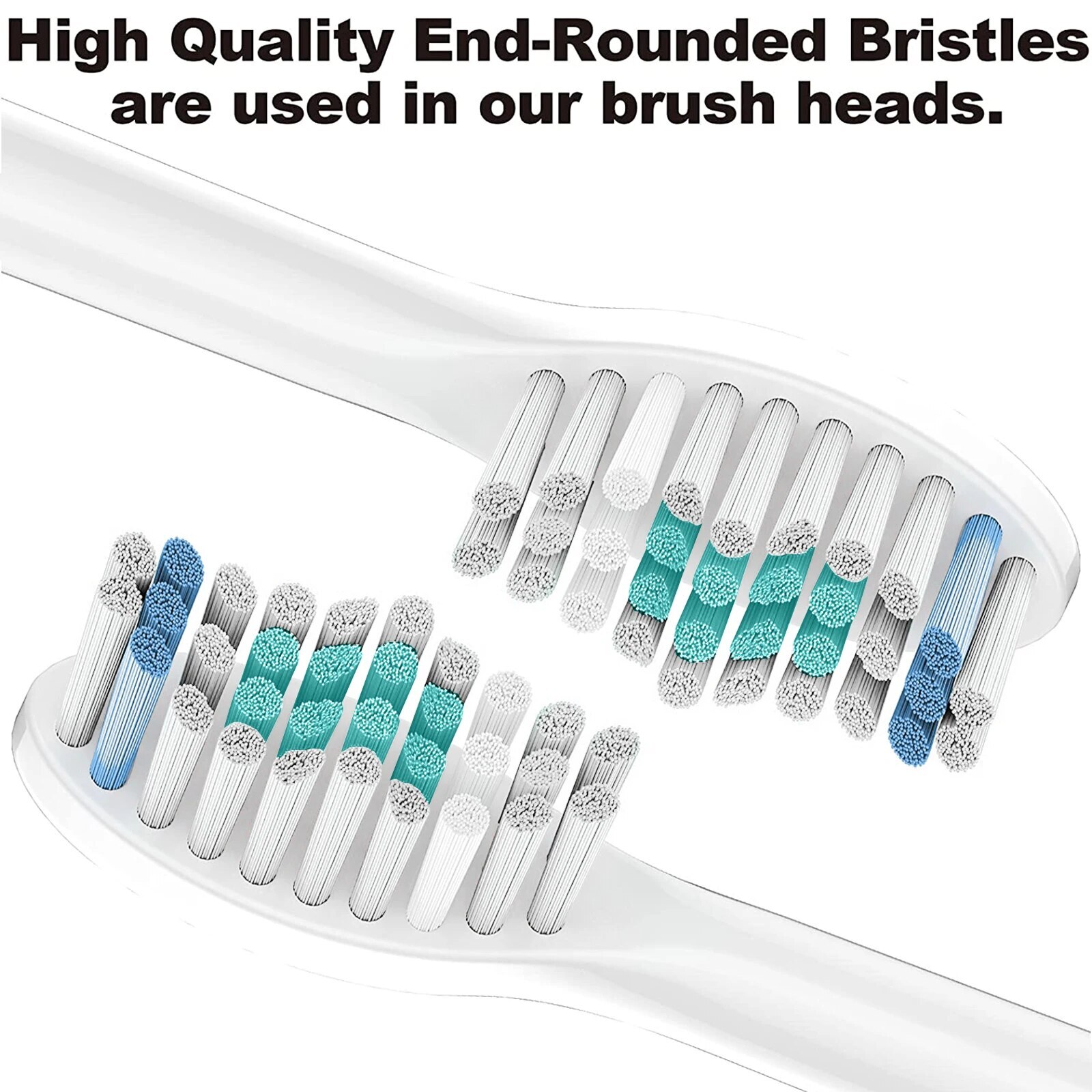 4 Pack Electric Toothbrush Heads Replacement for Sonicare Xtreme E-Series HX7001