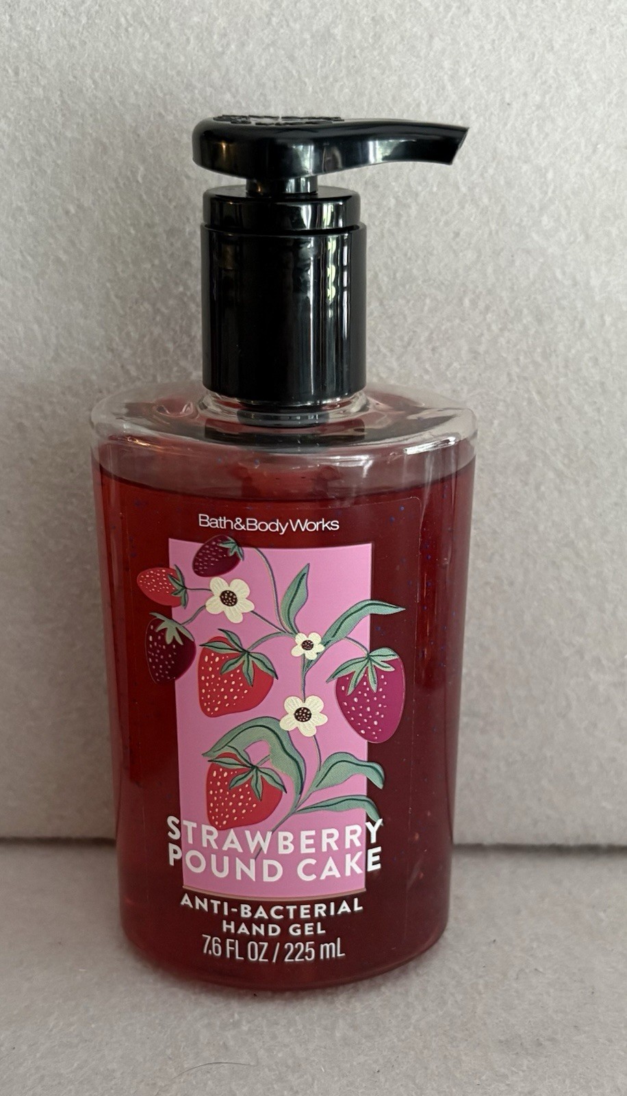 ALL NEW Strawberry Pound Cake PUMP Sanitizer 7.6 oz Bath & Body Works